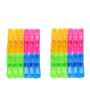 24 Cloth Peg/ Drying Pins for Hanger/Rods/Ropes Plastic Cloth Clips