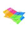 24 Cloth Peg/ Drying Pins for Hanger/Rods/Ropes Plastic Cloth Clips