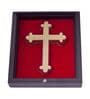 24 Ct Gold Foil Jesus Christ Brown & Gold Acrylic Prayer Box