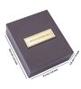 24 Ct Gold Foil Jesus Christ Brown & Gold Acrylic Prayer Box