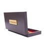 24 Ct Gold Foil Lakshmi & Ganesha Brown & Gold Acrylic Prayer Box