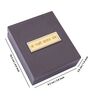 24 Ct Gold Foil Lakshmi Ji Brown & Gold Acrylic Prayer Box
