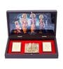 24 Ct Gold Foil Ram Darbaar Brown & Gold Acrylic Prayer Box