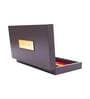 24 Ct Gold Foil Ram Darbaar Brown & Gold Acrylic Prayer Box