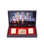 24 Ct Gold-Plated & Brown Ram Darbaar Prayer Box