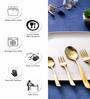 24pcs Grace SS Cutlery Set Matt Copper with Gift Box (Set of Each 6pcs Dinner Spoon, Dinner Fork, Dessert Spoon & Dessert Fork)