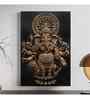 24x16 Inches Drishti Ganesha 3D Relief Mural Wall Art