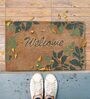 Multicolor Slogan Poly Propylene 24 x 16 Inches Anti Skid Door Mat