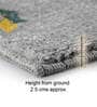 Multicolor Slogan Poly Propylene 24 x 16 Inches Anti Skid Door Mat