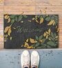 Multicolor Slogan Poly Propylene 24 x 16 Inches Anti Skid Door Mat
