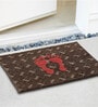 Multicolor Abstract Poly Propylene 24 x 16 Inches Anti Skid Door Mat
