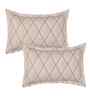 Pink 250 Tc Cotton Bedsheet With 2 Pillow Covers