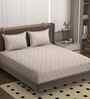 Pink 250 Tc Cotton Bedsheet With 2 Pillow Covers