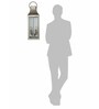 26-Inch Champagne Gold Stainless Steel Wall Lantern | Rust-Resistant Coastal Sconce