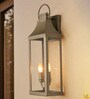 26-Inch Champagne Gold Stainless Steel Wall Lantern | Rust-Resistant Coastal Sconce