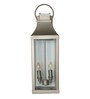 26-Inch Champagne Gold Stainless Steel Wall Lantern | Rust-Resistant Coastal Sconce