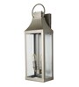 26-Inch Champagne Gold Stainless Steel Wall Lantern | Rust-Resistant Coastal Sconce