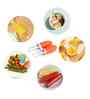 Assorted Barbecue Corn Needle Grilling Stainless Steel Holders Reusable (2Pcs)