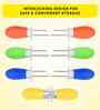 Assorted Barbecue Corn Needle Grilling Stainless Steel Holders Reusable (2Pcs)