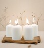 2x3 High Pillar Candles Unscented Set of 6. White, . Bulk Buy, Using a Wax Blend