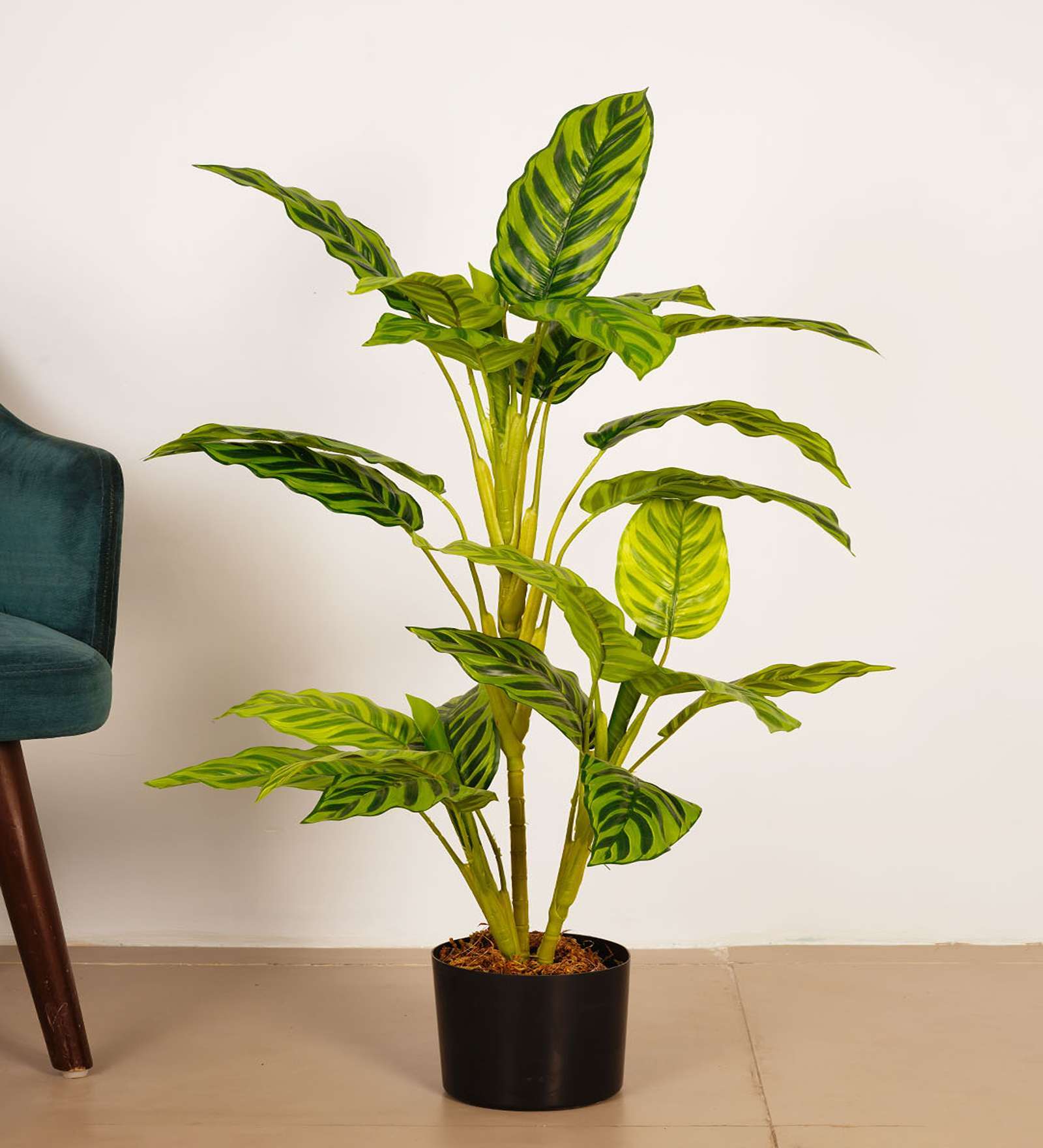 3.1Ft Artificial Dieffenbachia Plant with Pot