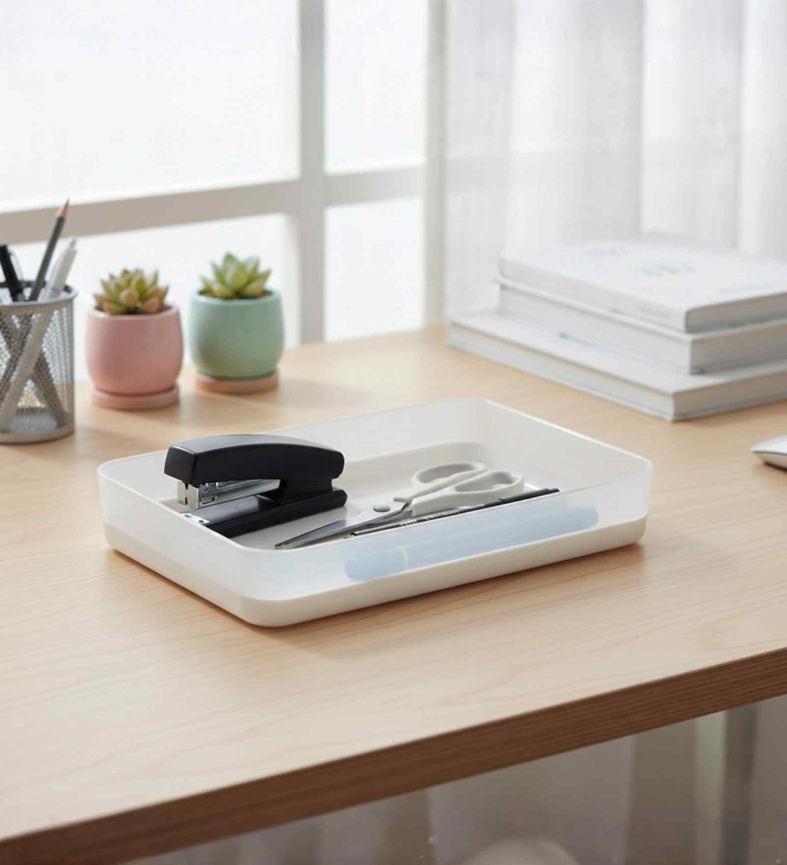 3.57L Modular Polypropylene Utility Container with Rounded Corners & Smooth Edges