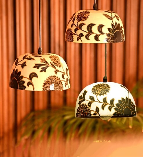 Amherst Multicolour Terracotta Cluster Hanging Light