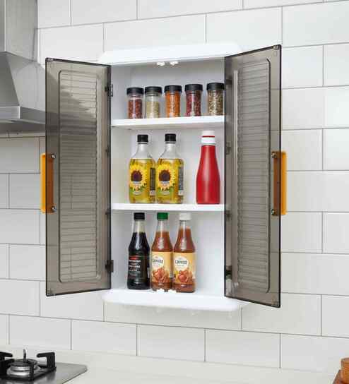 3 Layer Self-Adhesive No-Drill Storage Kitchen Cabinet