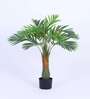 3.1Ft Artificial Bottle Areca Palm Plant with Pot