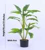 3.1Ft Artificial Dieffenbachia Plant with Pot