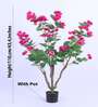 3.6Ft Artificial Bougainvillea Flower Tree Plant with Pot