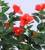 3.6Ft Artificial Hibiscus Flower Plant with Pot