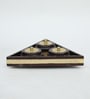 3 BOWL DRY FRUIT TRAY, METAL FITTING, CLASSIC THEME