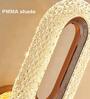 3 Colour LED Acrylic Crystal Golden Oval Wall Lamp
