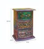 3
Compartments Mango Wood Trinket In Multicolor Desk Organizer