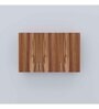 3 Doors Modular Wall Mounted Kitchen Cabinet with Adjustable Shelf in Aisan Walnut Finish