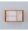 3 Doors Modular Wall Mounted Kitchen Cabinet with Adjustable Shelf in Plateau Apple Finish