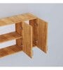 3 Doors Modular Wall Mounted Kitchen Cabinet with Adjustable Shelf in Plateau Apple Finish
