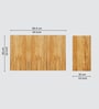 3 Doors Modular Wall Mounted Kitchen Cabinet with Adjustable Shelf in Plateau Apple Finish