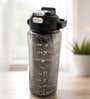 3-in-1 Black Bottle Set with Straw & Lid