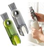 3 in 1 Cup Lid Gap Cleaning Brush, Bottle lid Cleaning Brush (1Pc Assorted)