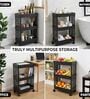 3 Layer Storage Organizer Slim Rack Shelf With Wheels
