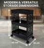 3 Layer Storage Organizer Slim Rack Shelf With Wheels