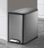 3 Litre Black Stainless Steel Dustbin