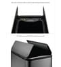 3 Litre Black Stainless Steel Dustbin