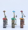 3 Musician Dolls Multicolour Iron Figurines