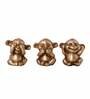 3 Musketeers Monkey (Set of 3) Brass Animal Figurine