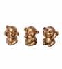 3 Musketeers Monkey (Set of 3) Brass Animal Figurine