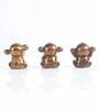 3 Musketeers Monkey (Set of 3) Brass Animal Figurine