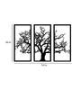 Iron Leaf Panel Wall Art In Black